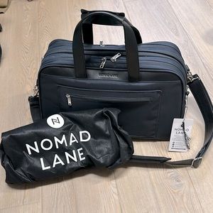 Bento Bag® v 3.0-Personal Item Bag-Navy/Black w/Silver hardware. NWT & dust bag